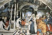 Scene from the Life of St Thomas Aquinas Filippino Lippi